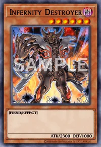 Infernity Destroyer, Yu-Gi-Oh! card, DARK