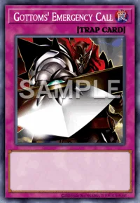 Gottoms' Emergency Call, Yu-Gi-Oh! card, TRAP