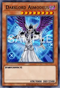 Darklord Asmodeus, Yu-Gi-Oh! card, DARK