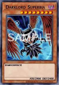 Darklord Superbia, Yu-Gi-Oh! card, DARK