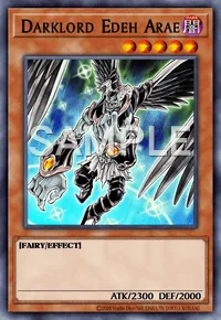 Darklord Edeh Arae, Yu-Gi-Oh! card, DARK