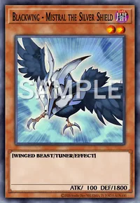 Blackwing - Mistral the Silver Shield, Yu-Gi-Oh! card, DARK