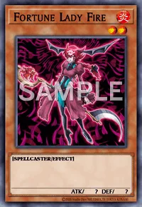Fortune Lady Fire, Yu-Gi-Oh! card, FIRE