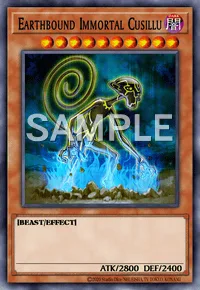 Earthbound Immortal Cusillu, Yu-Gi-Oh! card, DARK