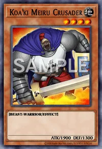 Koa'ki Meiru Crusader, Yu-Gi-Oh! card, EARTH