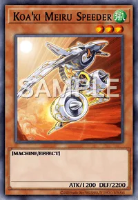 Koa'ki Meiru Speeder, Yu-Gi-Oh! card, WIND