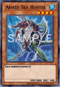 Armed Sea Hunter, Yu-Gi-Oh! card, WATER