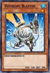 Fishborg Blaster, Yu-Gi-Oh! card, WATER