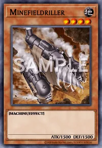 Minefieldriller, Yu-Gi-Oh! card, EARTH