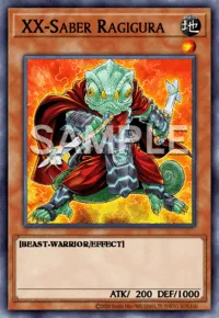 XX-Saber Ragigura, Yu-Gi-Oh! card, EARTH