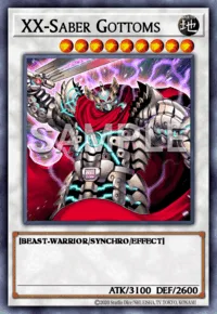 XX-Saber Gottoms, Yu-Gi-Oh! card, EARTH