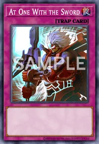 At One With the Sword, Yu-Gi-Oh! card, TRAP