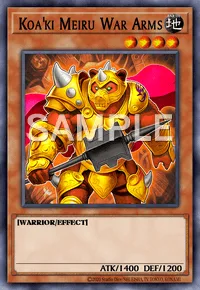 Koa'ki Meiru War Arms, Yu-Gi-Oh! card, EARTH