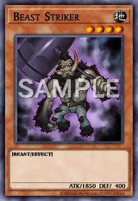 Beast Striker, Yu-Gi-Oh! card, EARTH