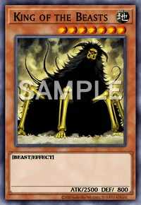 King of the Beasts, Yu-Gi-Oh! card, EARTH