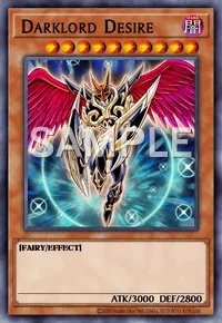 Darklord Desire, Yu-Gi-Oh! card, DARK