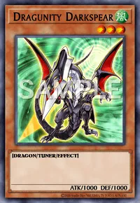 Dragunity Darkspear, Yu-Gi-Oh! card, WIND
