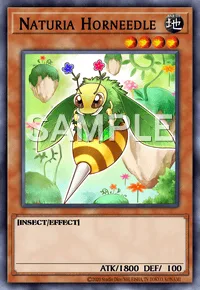 Naturia Horneedle, Yu-Gi-Oh! card, EARTH