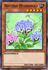 Naturia Hydrangea, Yu-Gi-Oh! card, EARTH