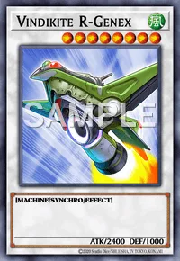 Vindikite R-Genex, Yu-Gi-Oh! card, WIND