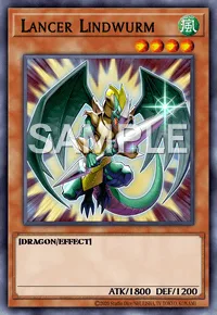 Lancer Lindwurm, Yu-Gi-Oh! card, WIND