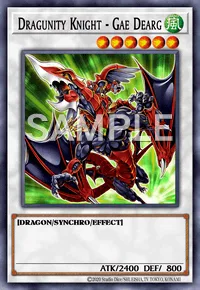 Dragunity Knight - Gae Dearg, Yu-Gi-Oh! card, WIND