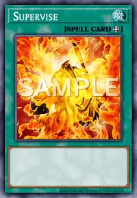 Supervise, Yu-Gi-Oh! card, SPELL