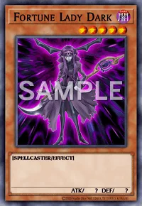 Fortune Lady Dark, Yu-Gi-Oh! card, DARK