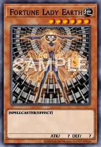 Fortune Lady Earth, Yu-Gi-Oh! card, EARTH