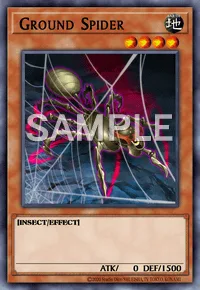 Ground Spider, Yu-Gi-Oh! card, EARTH