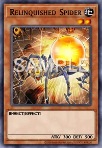 Relinquished Spider, Yu-Gi-Oh! card, EARTH