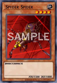 Spyder Spider, Yu-Gi-Oh! card, EARTH