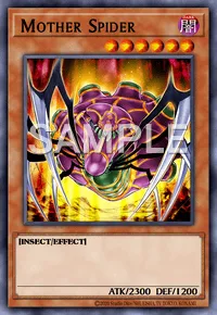 Mother Spider, Yu-Gi-Oh! card, DARK