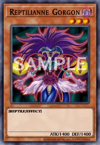 Reptilianne Gorgon, Yu-Gi-Oh! card, DARK