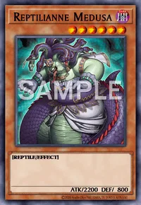 Reptilianne Medusa, Yu-Gi-Oh! card, DARK