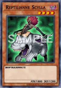 Reptilianne Scylla, Yu-Gi-Oh! card, DARK
