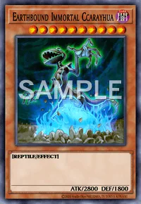 Earthbound Immortal Ccarayhua, Yu-Gi-Oh! card, DARK