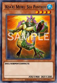 Koa'ki Meiru Sea Panther, Yu-Gi-Oh! card, WATER