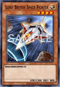 Lord British Space Fighter, Yu-Gi-Oh! card, LIGHT