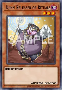Djinn Releaser of Rituals, Yu-Gi-Oh! card, DARK
