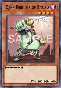Djinn Presider of Rituals, Yu-Gi-Oh! card, DARK