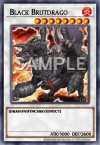 Black Brutdrago, Yu-Gi-Oh! card, FIRE