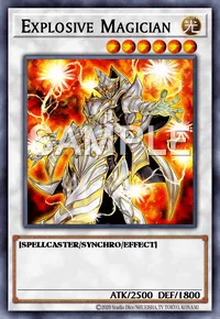 Explosive Magician, Yu-Gi-Oh! card, LIGHT