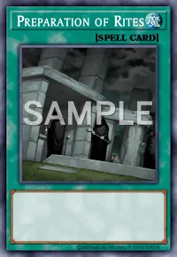 Preparation of Rites, Yu-Gi-Oh! card, SPELL