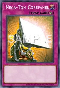 Nega-Ton Corepanel, Yu-Gi-Oh! card, TRAP