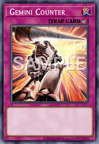 Gemini Counter, Yu-Gi-Oh! card, TRAP