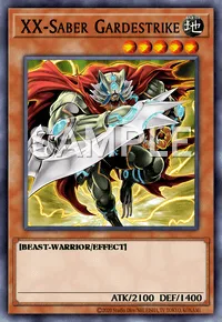 XX-Saber Gardestrike, Yu-Gi-Oh! card, EARTH