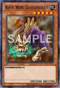 Koa'ki Meiru Ghoulungulate, Yu-Gi-Oh! card, EARTH