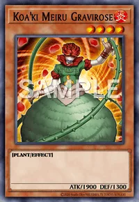 Koa'ki Meiru Gravirose, Yu-Gi-Oh! card, FIRE