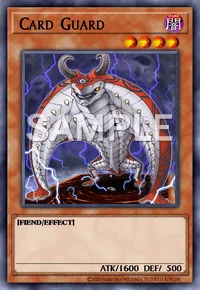 Card Guard, Yu-Gi-Oh! card, DARK